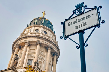 Canvas Print - Gendarmenmarkt at Berlin, Germany