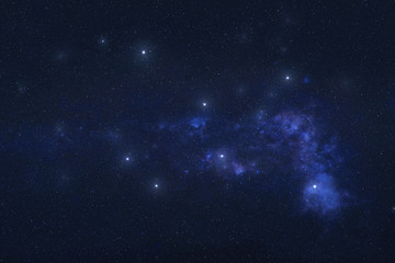 Wall Mural - lepus constellation in outer space. hare constellation on night sky. elements of this image were fur
