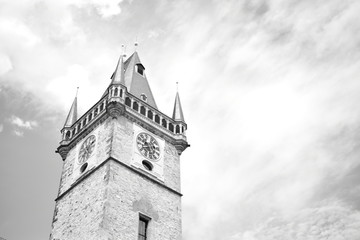 black & white historical prauge