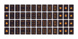© Ivan Dubovik - Full set of black and gold playing cards