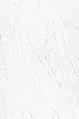  White texture background, Abstract brush stroke pattern textured acrylic white painting, White wall