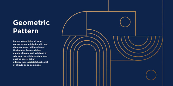 Blue and Gold Pattern