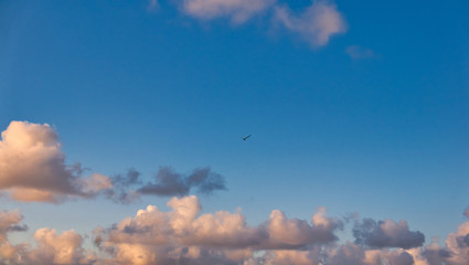 dramatic sky with clouds