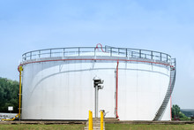 Fuel Storage Tank On The Fuel Base
