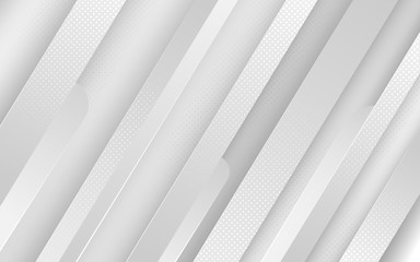 Poster - White elegant texture wallpaper background
