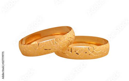 Fotografía Elegant gold bracelets. Yellow gold.