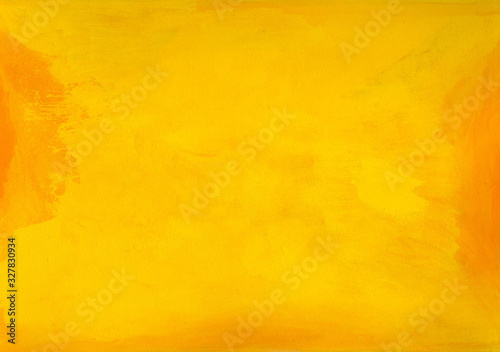 Fotografía Intensive yellow handmade background texture