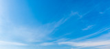 Fototapeta Zachód słońca - Beautiful blue sky and clouds.  Nature background .