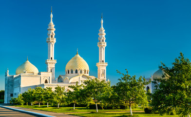 Sticker - White mosque in Bolgar city - Tatarstan, Russia