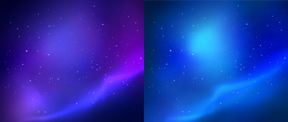 Wall Mural - Outer space vector backgrounds