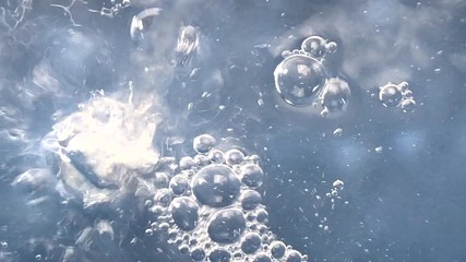 Poster - waterdrops bubble background 