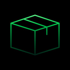 Poster - Box nolan icon. Simple thin line, outline vector of e-commerce icons for ui and ux, website or mobile application