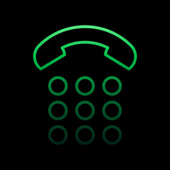 Poster - Bell-tube nolan icon. Simple thin line, outline vector of e-commerce icons for ui and ux, website or mobile application