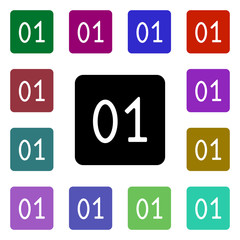 Poster - Calendar multi color style icon. Simple glyph, flat vector of web icons for ui and ux, website or mobile application