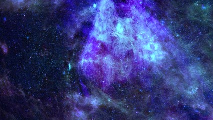 Wall Mural - Animation view to travelling across the universe in moving