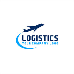 logistics transportation logo vector, Fast delivery concept icon. Simple one colored shopping element illustration. Vector symbol design from store collection.