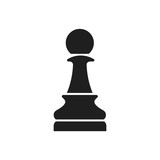 Chess pawn icon, outline style 14348122 Vector Art at Vecteezy