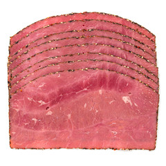 Wall Mural - Slices of pastrami