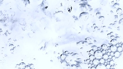 Poster - waterdrops bubble background 