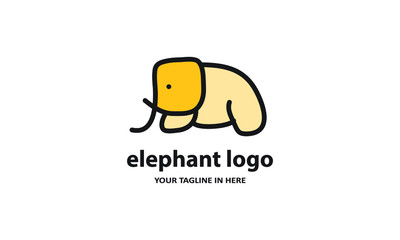 The concept of modern Sderhana elephant logo design is easy to remember	