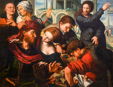 Vienna, Austria. 2019/10/23. "The Calling Of The Apostle Matthew" By Jan Sanders Van Hemessen (c. 1500 – C. 1566). Kunsthistorisches Museum (Art History Museum) In Vienna.