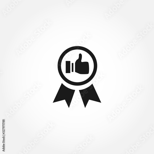 Fotografía Best practice icon. like illustration vector solid icon