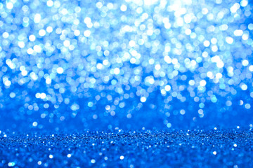 Wall Mural - blue glitter abstract background