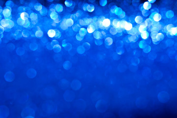 Wall Mural - blue glitter abstract background