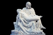 La Pieta Statue - The Blessed Virgin Mary Holding Dead Jesus Christ Body