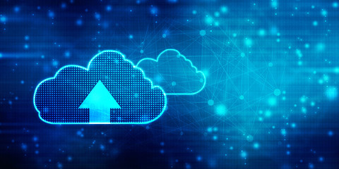 Aufkleber - 2d rendering technology Cloud computing 