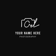 Canvas Print - Od Initial Signature Photography Logo