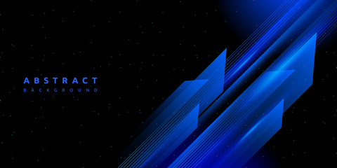 Abstract technology blue stripe speed background for cover business presentation or website wallpaper