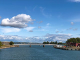 Fototapeta Do pokoju - Helsinki, Finland : Bridge between two islands, Iso Mustasaari and Susisaari, in Sea Fortress of Suomenlinna