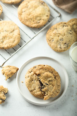 Poster - Traditional homemade chocolate chip cookies