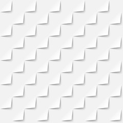 Wall Mural - white abstract background 3d paper style, seamless pattern
