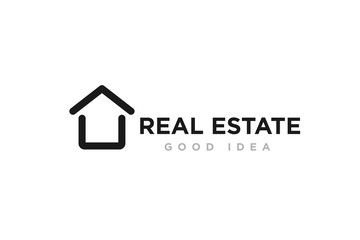 Wall Mural - Real Estate Logo Icon Design Vector