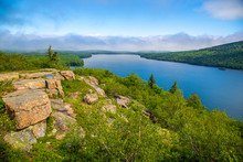 View Of Eagle Lake In Acadia National Park, Maine