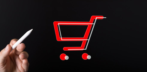 Shopping cart as part of the network in hand . The concept of Innovation in e-Commerce.