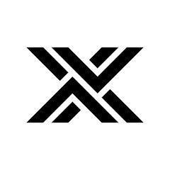 Poster - Letter X logo. Icon design. Template elements - vector sign