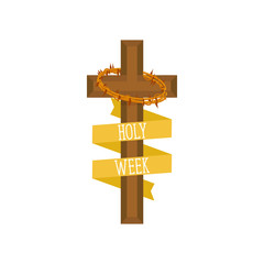 Sticker - Holy week illustration