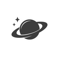 vector icon planet saturn