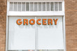 © Kristen Curette Photography LLC/Stocksy - Grocery store signage in Marfa, Texas