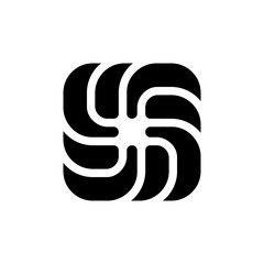 Fototapete - Abstract logo. Icon design. Template elements - vector sign