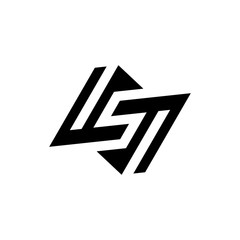 Fototapete - Abstract logo. Icon design. Template elements - vector sign