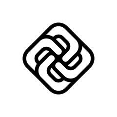 Fototapete - Abstract logo. Icon design. Template elements - vector sign