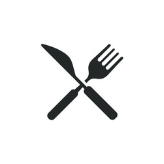 Poster - cutlery icon template color editable. cutlery symbol vector sign isolated on white background illustration for graphic and web design.