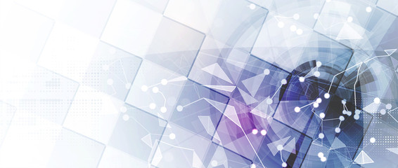 Technology data background, idea of global business solution