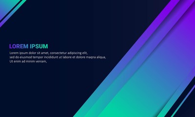 Sticker - Modern abstract gradient background templates