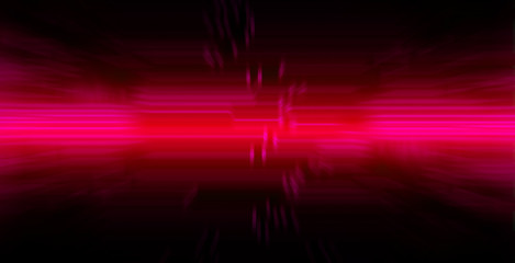 Wall Mural - red cyber circuit future technology concept background