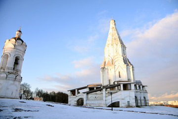 Church of the Ascension in Kolomenskoye. UNESCO heritage.	